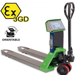 TPWX3GD ATEX Pallet Truck Scale DINI ARGEO